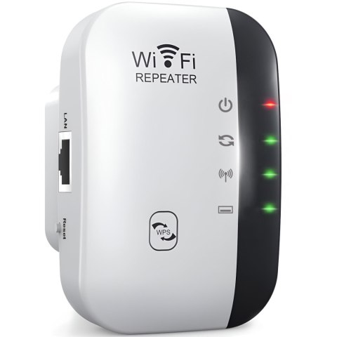 Repeater wzmacniacz sygnału Wi-Fi 2 tryby pracy 2.4 GHz