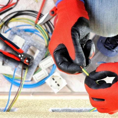 Ściągacz izolacji kabli przewodów szczypce zaciskarka 3w1