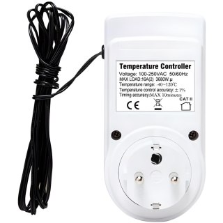 Termostat cyfrowy regulator temperatury z sondą 40-120C LED