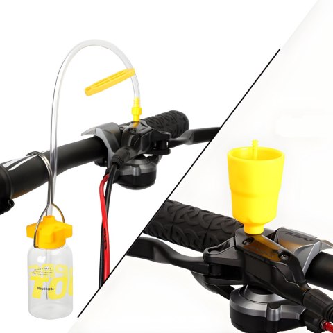Zestaw narzędzi do odpowietrzania hamulców rowerowych Shimano Tektro - 30 el.