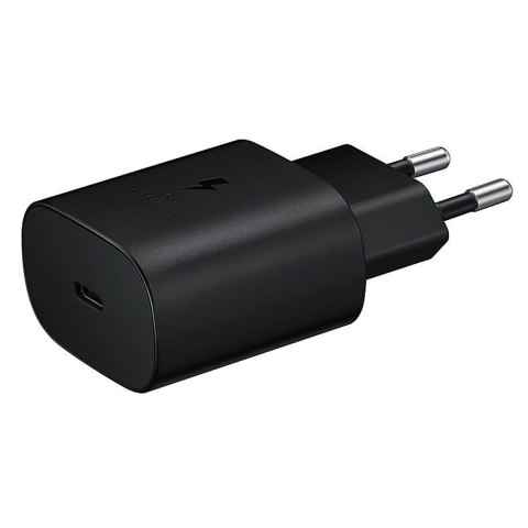 Szybka ładowarka sieciowa Samsung USB-C 25W - czarna