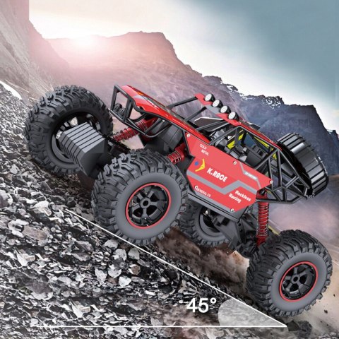Auto RC Zdalnie Sterowane 1:16 Czarne Czerwone