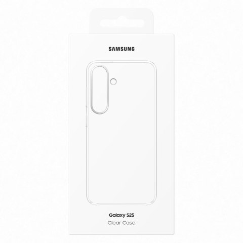 Etui silikonowe plecki Samsung Clear Case do Samsung Galaxy S25 - przezroczyste