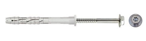 DYBEL RAMOWY Z WKRĘTEM Z ŁBEM SZEŚCIOKĄTNYM+TORX 8.0*100MM