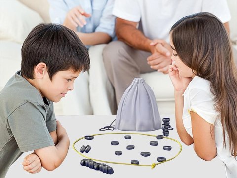 Gra Edukacyjna Strategiczna Rodzinna Kamyczki Magnetyczne 20magnesów GR0768