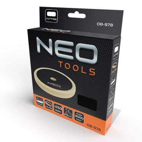 PAD POLERSKI 150*150*25MM GĄBKA ŚCIERNA