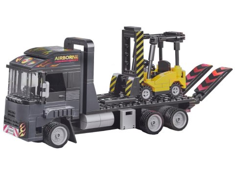 Klocki techniczne POJAZDY 1:42 - Tir z lawetą i wózek widłowy 404ele ZA5722