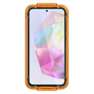 Szkło hartowane z ramką montażową na Samsung Galaxy A35 Glas tR AlignMaster - 2 szt.
