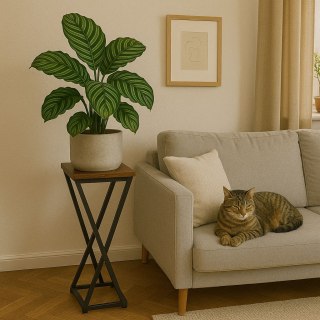 Kwietnik stojący stojak na kwiaty ozdoby geometryczny loft ModernHome