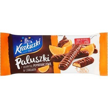 CIASTKA KRAKUSKI PALUSZKI 144g POMARAŃCZOWA GALARETKA