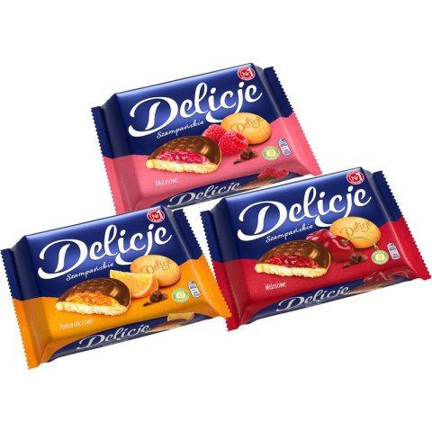 DELICJE SZAMPAŃSKIE 294g MALINOWE