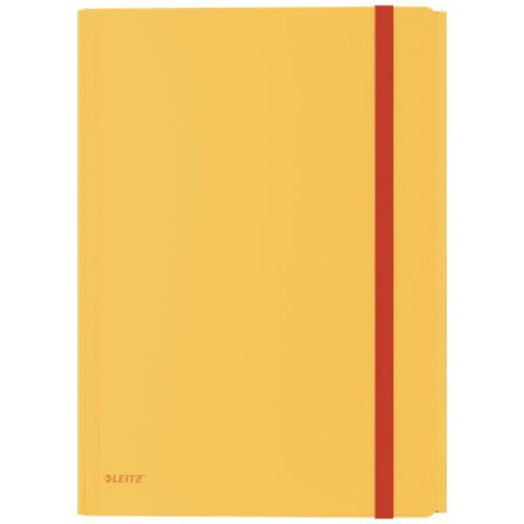 Taczka PP z gumką Leitz Cosy A4 żółta