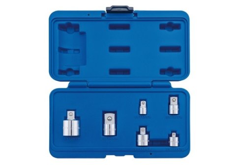 ZESTAW ADAPTERÓW I REDUKCJI 1/4' - 3/4', 6 CZ.