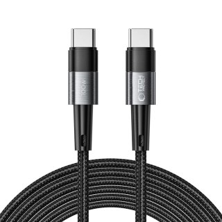 Kabel przewód USB-C PD 100W 5A 3m - szary