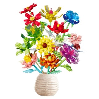 Klocki Konstrukcyjne Bukiet Kwiatów Kompozycja 1001 el.