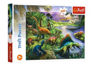 Puzzle - 200 - Drapieżne dinozaury - Trefl 13281