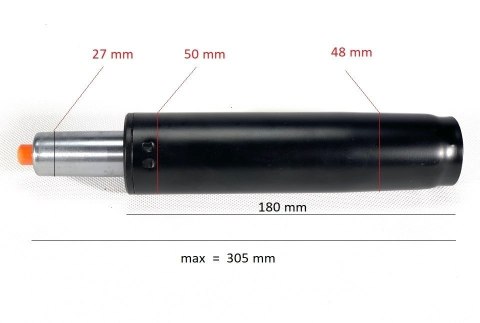 Siłownik fotela złoty 300 mm - skok 100 mm