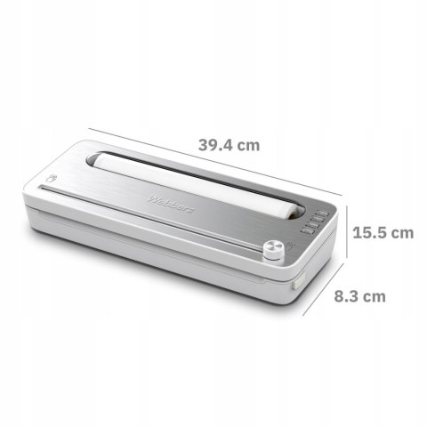 Zgrzewarka próżniowa do pakowania żywności 120W akcesoria biała