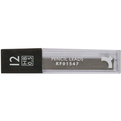 Grafity do ołówków Q-Connect 0.5mm HB (12)