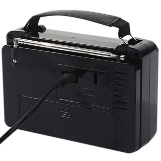 Radio FM przenośne zasilane bateryjnie lub sieciowo