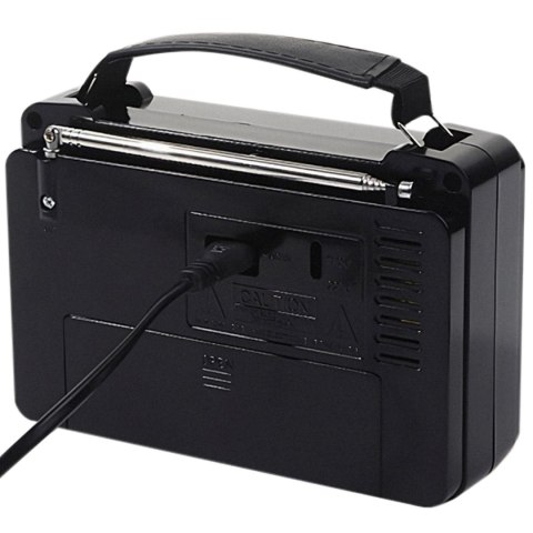 Radio FM przenośne zasilane bateryjnie lub sieciowo