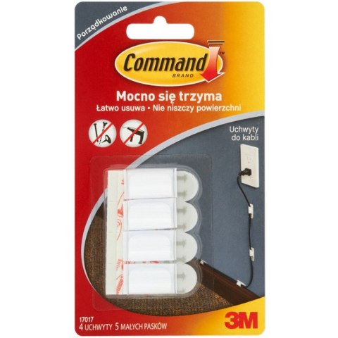 UCHWYTY DO KABLI COMMAND + PASKI (4+5)