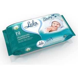 Chusteczki nawilżane Lula Baby z aloesem (72)