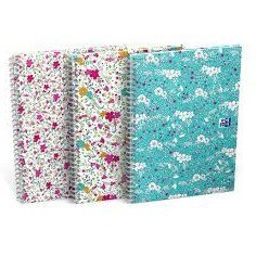 KOŁONOTATNIK OXFORD FLORAL B5/60K LINIA