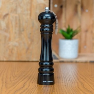 Młynek ręczny, drewniany 24cm czarny