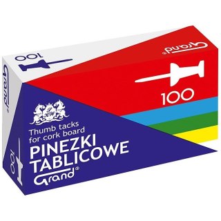 Pinezki do tablic Grand mix kolorów (100)