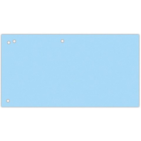 Przekładki kartonowe Office Products 1/3 A4 niebieskie (100)