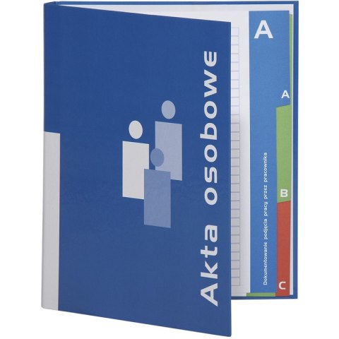 Segregator do akt osobowych Donau A4/20mm 2R niebieski