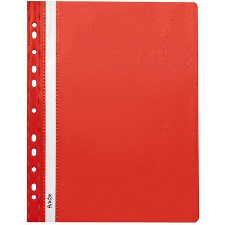 Skoroszyt wpinany Bantex A4 PP czerwony (25)