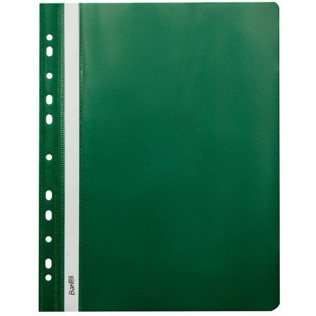 Skoroszyt wpinany Bantex A4 PP zielony (25)