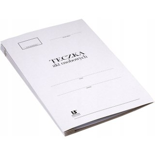 Teczka kartonowa akt osobowych Barbara A4/170g bia