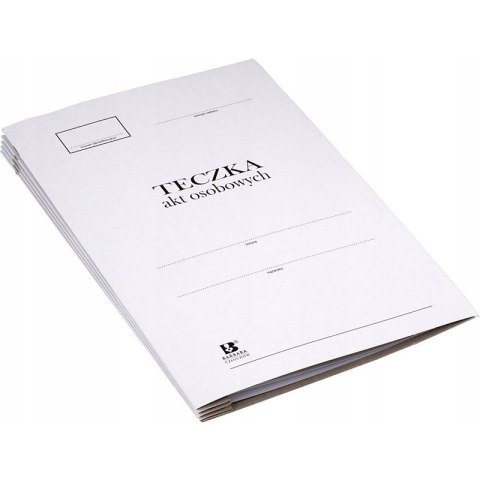 Teczka kartonowa akt osobowych Barbara A4/170g bia