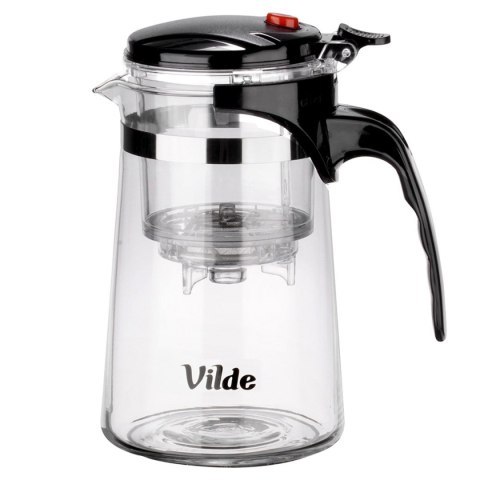 DZBANEK SZKLANY 680ml Z ZAPARZACZEM SPUSTOWYM DO HERBATY ZIÓŁ 259415