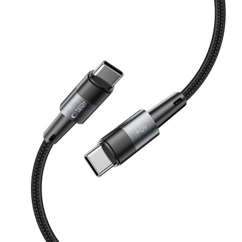 Kabel przewód USB-C PD 60W 3A 3m - szary