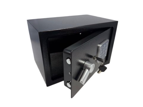 Kompaktowy sejf biurowy na kod i klucz