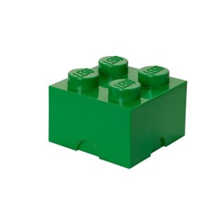 LEGO(R) pojemnik klocek czwórka zielony