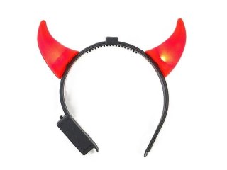Opaska rogi diabełka ze światłem