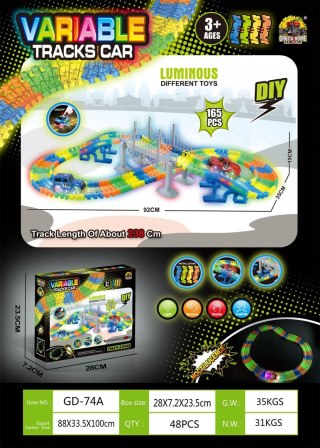 Tor Samochodowy Wyścigowy VARIABLE 165el.