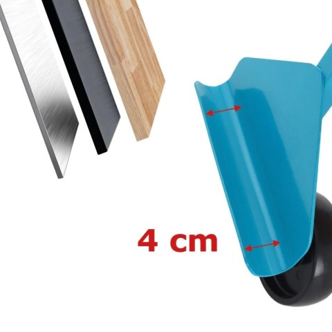 Uchwyt transportowy do płyt 100 kg z podwójnym kołem do Gipsu OSB MDF