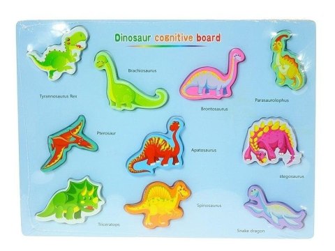 Układanka puzzle drewniane dinozaury