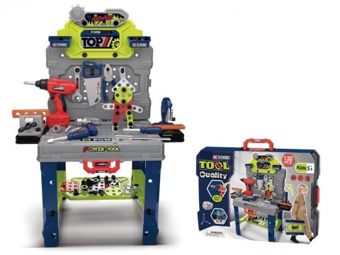 Warsztat narzędziowy z wiertarką