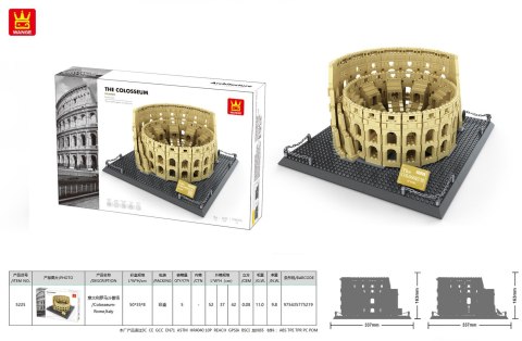 Zestaw Klocków Seria Budynki Koloseum 1756el.