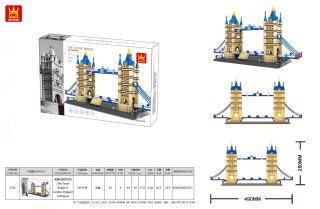 Zestaw Klocków Seria Budynki Tower Bridge 1054el.