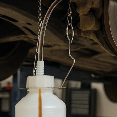 Zestaw do odpowietrzania hamulców 3L z pojemnikiem 1L i 4 adapterami