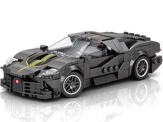 Klocki techniczne Sportowe auto CZARNE LUKSUSOWE hiperauto 298-ele ZA5785