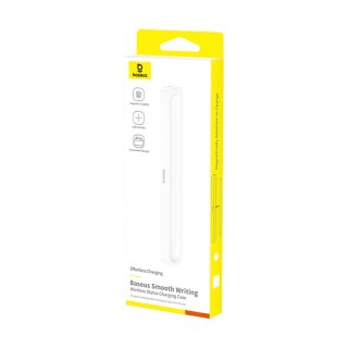 Etui ładujące do rysika Baseus Smooth Writing z kablem USB-C 3A 30cm - białe